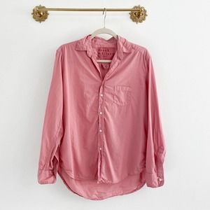 Frank & Eileen Relaxed Button Up Shirt in Grapefruit